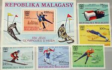 MADAGASCAR MALAGASY 1975 767-1 A Block 9 A Winter Olympics 1976 Innsbruck MNH