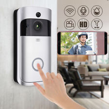 HD 720P WiFi Sonnette Caméra Vidéo Sans Fil Interphone Visiophone Nuit Version