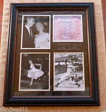 Marilyn Monroe y Joe Dimaggio, Plate Signatures, Fotos sin firmar, Enmarcado