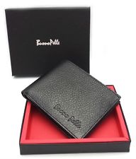 MENS DESIGNER BUONO PELLE GENUINE REAL SOFT LEATHER WALLET 