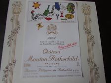 & ETIQUETTE CHATEAU MOUTON ROTHSCHILD 1997 EN 3 LITRES