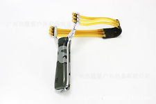 Fronde Puissant Slingshot Lance Pierre Plein Air Haute Vitesse Catapulte Chasse