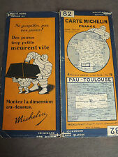 Carte michelin 82 pau toulouse 1928