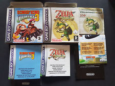 Zelda The Minish Cap + Donkey Kong Country 3 NUR OVP + Anleitung Gameboy Advance