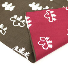 50cm Furoshiki Verpackungs Tuch "Paulownien Siegel" von Rimpa Braun
