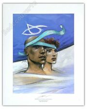 Affiche Enki BILAL Douleurs sans frontières 2016 signée 40x50 cm