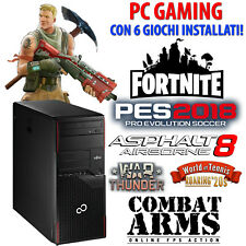 PC COMPUTER DA GIOCO GAMING QUAD CORE i5-3470 RAM 8GB HDD 500GB NVIDIA GT710 2GB