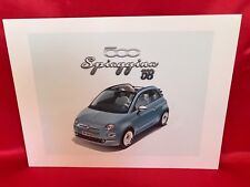 Fiat 500 Spiaggina ´58 Sondermodell Prospekt brochure 2018