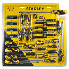 Stanley set 69pz giraviti cacciaviti inserti cricchetto precisione stht0-62139