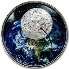 USA 1 Dollar 2019 50 Jahre Mondlandung Gewölbte Prägung 1 Oz Silber PP