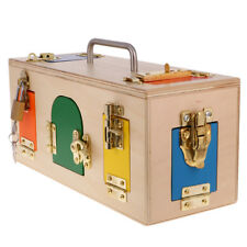 Jeu Educatif Boîte en Bois 9 Clé Matériel Montessori Coordination Enfant