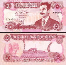 IRAQ - 5 dinars 1992 SADDAM HUSSEIN  FDS - UNC