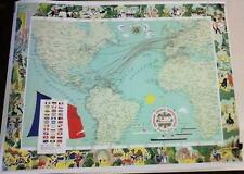 Affiche Cie Générale Transatlantique - Blondel la Rougery. 1959. Illustr Collin 