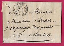 CAD TYPE 11 LE LUC VAR 1835 MARSEILLE LETTRE COVER