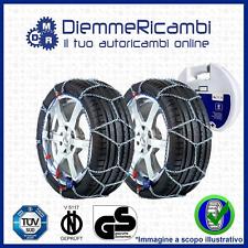 CATENE DA NEVE OMOLOGATE 9mm PER PNEUMATICI MISURA 195 55 16 - R16 - GR80