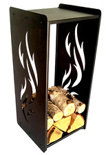 * Flamme Design* Kaminholzregal Kaminholzständer Holzkorb Holzregal Stapelhilfe
