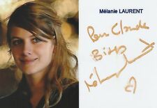 Autographe Original: MELANIE LAURENT