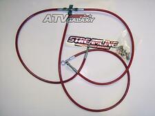 Streamline Rouge Acier Tressé Frein avant Lignes Honda TRX450R TRX450ER TRX 450R