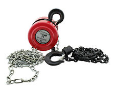 1000kg Flaschenzug Kettenzug Hebezug 2,5m Hebehöhe Kette Zug Hand Seilzug