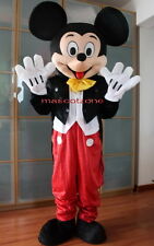 Neuf Professionnel Mickey Mouse Souris Mickey Adulte Mascotte Costume