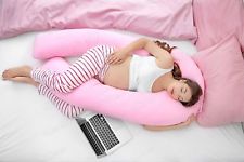 9ft U Shaped Pillow - Total Body Comfort Ideal for Pregnancy & Maternity Use