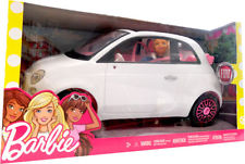 Mattel Barbie FVR07 Barbie mit Fiat 500 Auto und Puppe NEU und OVP