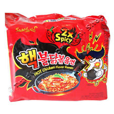 SAMYANG 2X SPICY HOT CHICKEN RAMEN NOODLES  - 5 PACKETS