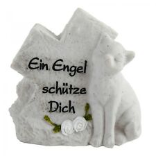Grabdeko für die Katze Gedenkstein Haustier Gedenken Grabstein