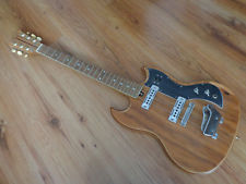 Alte E-Gitarre SG Japan Teisco 1970er Jahre