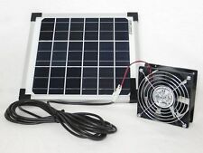 10 W wasserfester IP58 Solar Lüfter Axial Ventilator Belüfter Solarmodul Gebläse
