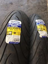 COPPIA GOMME NUOVE MOTO 180/55ZR17+120/70ZR17 MICHELIN PILOT STREET Dot15/16