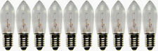 10x Topkerze Lichterkette Weihnachten Party Lampe Birne Ersatz E10 24V 3W