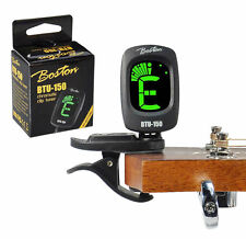 Stimmgerät / Tuner Boston für Gitarre, Ukulele, Bass, Banjo,Geige großes Display