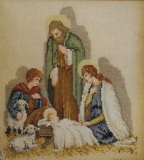 SCHEMA PUNTO CROCE PRESEPE DI NATALE CROSS STITCH CHRISTMAS NATIVITY SCENE 