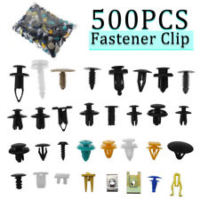 500Pcs Rivets Fixation Clips Plastique Pare-chocs Pare-boue Porte Agrafe Voiture