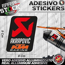 Adesivo / Sticker AKRAPOVIC KTM RACING DUKE R ADVENTURE EXC RC SX SMR SMC LC4 SX