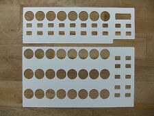 3 Blanko-Overlays für Behringer BCR 2000