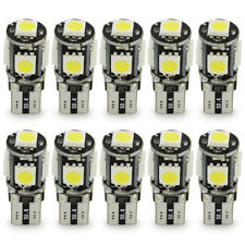 10 LAMPADINE POSIZIONE CANBUS NO ERRORE 5 LED SMD 5050 T10 W5W LUCE BIANCA 10x