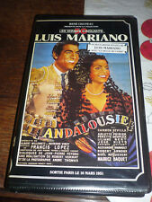 ANDALOUSIE Luis Mariano VHS FR French PAL RARE unsealed great no DVD