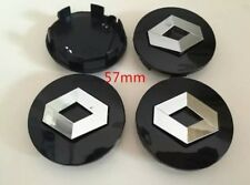 4 x TAPAS PARA LLANTAS RENAULT 57 MM. NEGRO