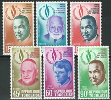 Togo - Internationales Jahr der Menschenrechte Satz postfrisch 1969 Mi. 685-690