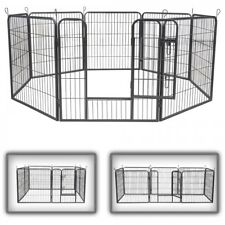 Welpenauslauf Absperrgitter Welpenzaun Freigehege Tierlaufstall Welpenkäfig Neu