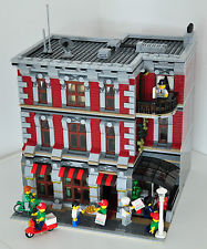 Modular Pizza Parlor Bauanleitung für LEGO (passt zu 10197 10211 10224 10218)