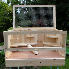 Nagerheim Nagerkäfig Kleintierkäfig Holzstall Kleintiergehege Stall Gehege Käfig