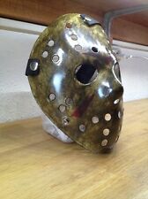 MASQUE FONCÉ PLASTIQUE DE JASON VOORHEES / VENDREDI 13 / NEUF