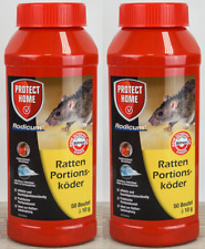 SBM Protect Home Rodicum Ratten Portionsköder 2x500g=1kg Rattengift