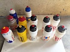 LOT BIDONS SET WATER BOTTLE CYCLE VINTAGE PRO TEAM