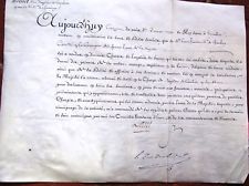  1770 ROI "Louis" XV BREVET de BRIGADIER DE CAVALERIE  dossier de CHAMBRAY