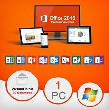 Microsoft Office 2016 Pro Plus 32 / 64 Bit - ESD Key Schlüssel - Download