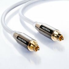 2m Toslink Premium HQ von JAMEGA | Optisches Audiokabel LWL SPDIF Digital - Weiß